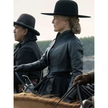 Constance Van Ness The Abandons Black Leather Jacket