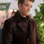 Corey Cott The Snow Must Go On Brown Peacoat