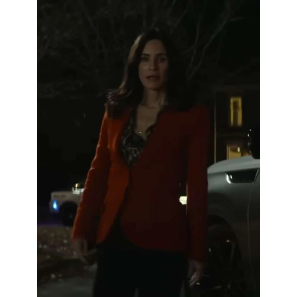 Courteney Cox Scream 7 Red Blazer