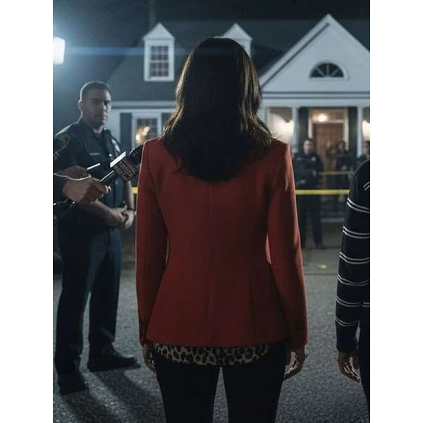 Courteney Cox Scream 7 Red Blazer