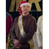 Craig Geoghan Finding Mr. Christmas Brown Leather Jacket