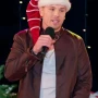 Craig Geoghan Finding Mr. Christmas Brown Leather Jacket