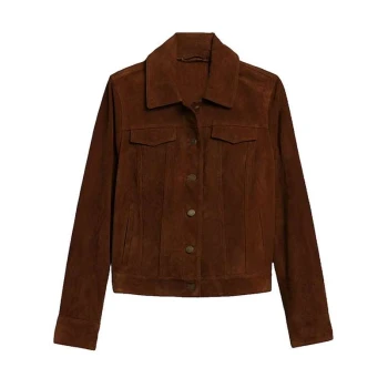 Criminal Minds S18 Emily Prentiss Brown Suede Jacket