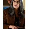 Criminal Minds S18 Emily Prentiss Brown Suede Jacket