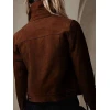 Criminal Minds S18 Emily Prentiss Brown Suede Jacket