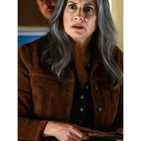 Criminal Minds S18 Emily Prentiss Brown Suede Jacket