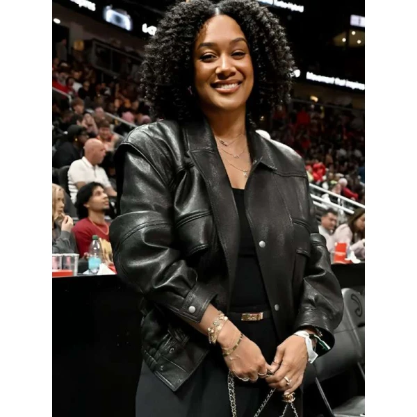 Crystal Renee Hayslett NBA 2025 Leather Jacket