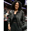 Crystal Renee Hayslett NBA 2025 Leather Jacket