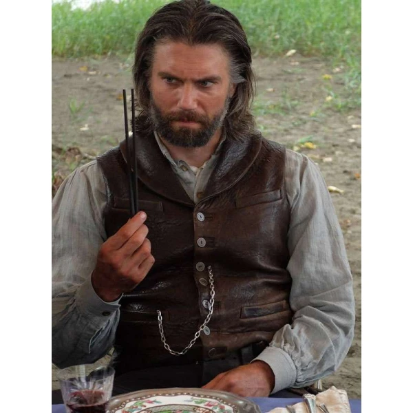 Cullen Bohannon Hell on Wheels Leather Vest Cullen Bohannon Hell on Wheels Leather Vest