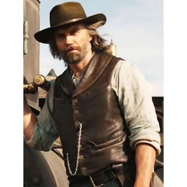 Cullen Bohannon Hell on Wheels Leather Vest Cullen Bohannon Hell on Wheels Leather Vest