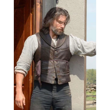 Cullen Bohannon Hell on Wheels Leather Vest