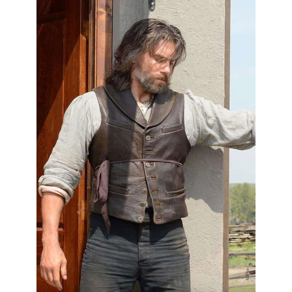 Cullen Bohannon Hell on Wheels Leather Vest Cullen Bohannon Hell on Wheels Leather Vest