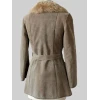 Daddy Issues S01 Aimee Lou Wood Shearling Leather Coat