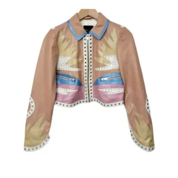 Daddy Issues Sarah Hadland Studded Leather Jacket