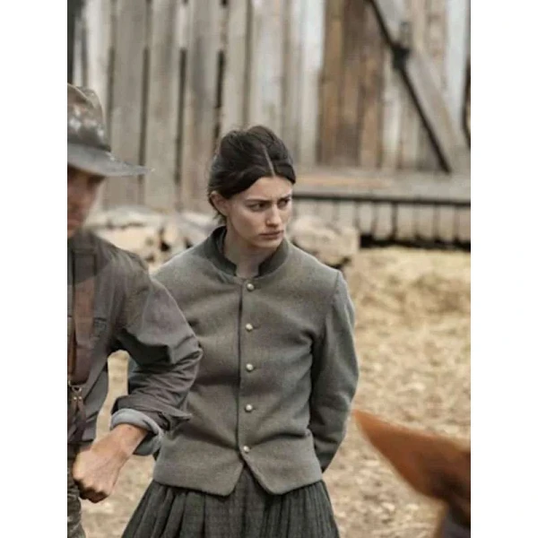 Dahlia Teller The Abandons Grey Jacket