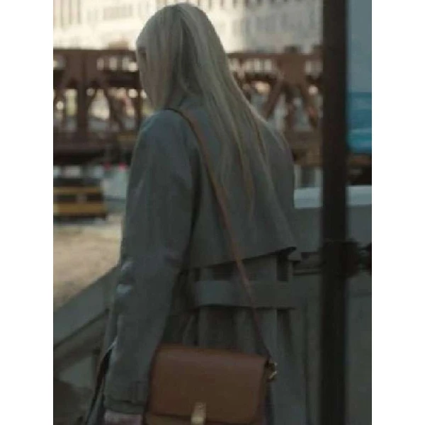 Dakota Fanning All Her Fault Leather Trench Coat