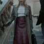 Dakota Fanning All Her Fault Leather Trench Coat