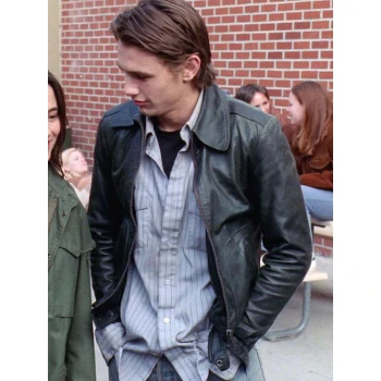 Daniel Desario Freaks and Geeks Black Leather Jacket Daniel Desario Freaks and Geeks Black Leather Jacket