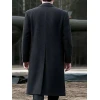 Darren Boyd Down Cemetery Road Black Wool Coat