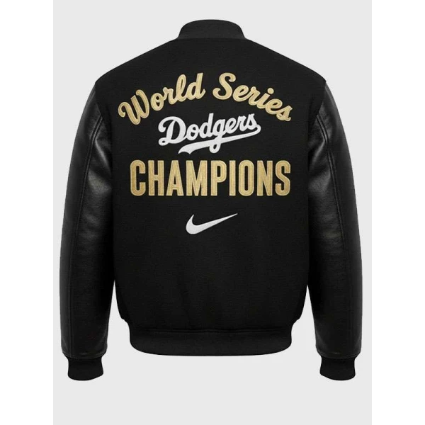 Dave Roberts Dodgers World Series Championship Parade Varsity Jacket
