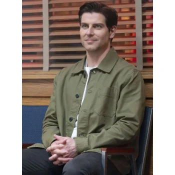 David Giuntoli High Potential Green Jacket David Giuntoli High Potential Green Jacket