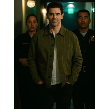 David Giuntoli High Potential Green Jacket David Giuntoli High Potential Green Jacket