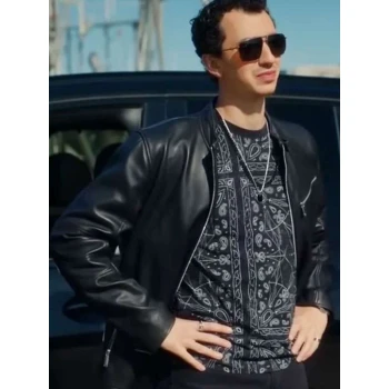 David Klein Hudson and Rex Black Leather Jacket David Klein Hudson and Rex Black Leather Jacket