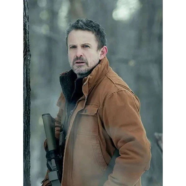 David Lyons The Night Agent Brown Cotton Jacket