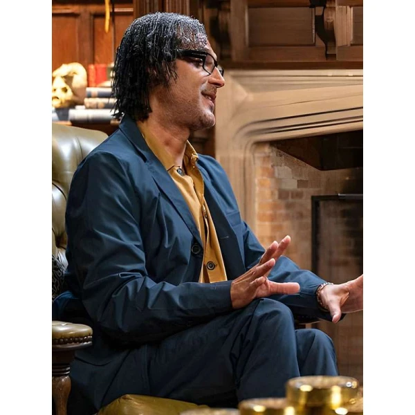 David Olusoga The Celebrity Traitors Blue Blazer