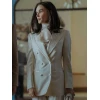 Demi Moore Landman S02 White Blazer