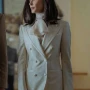 Demi Moore Landman S02 White Blazer