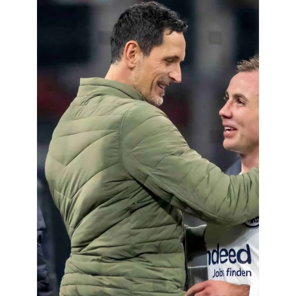 Dino Toppmoller UEFA Europa League Green Puffer Jacket