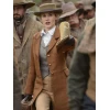 Dominique McElligott Hell on Wheels Brown Coat Dominique McElligott Hell on Wheels Brown Coat