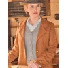 Dominique McElligott Hell on Wheels Brown Coat Dominique McElligott Hell on Wheels Brown Coat