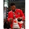 Donovan Mitchell Louisville Cardinals Red Satin Jacket