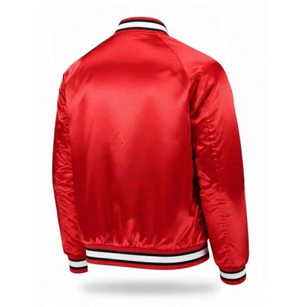 Donovan Mitchell Louisville Cardinals Red Satin Jacket