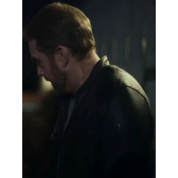 Drew Waters Dot Conner Webtective Black Leather Jacket