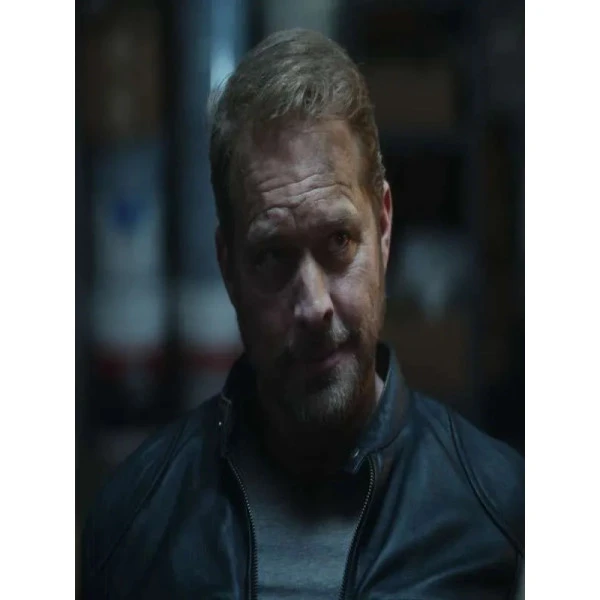 Drew Waters Dot Conner Webtective Black Leather Jacket