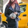 Dua Lipa Tribeca New York City Denim Jacket Dua Lipa Tribeca New York City Denim Jacket