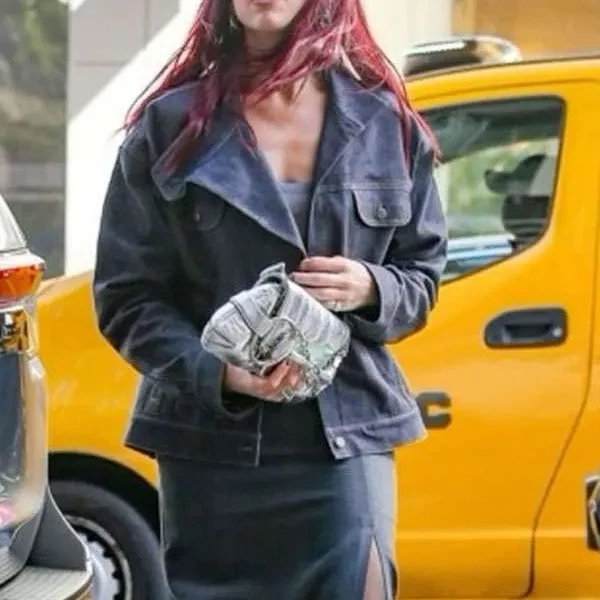 Dua Lipa Tribeca New York City Denim Jacket Dua Lipa Tribeca New York City Denim Jacket