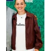 Dublin Game Katie McCabe Leather Jacket Dublin Game Katie McCabe Leather Jacket