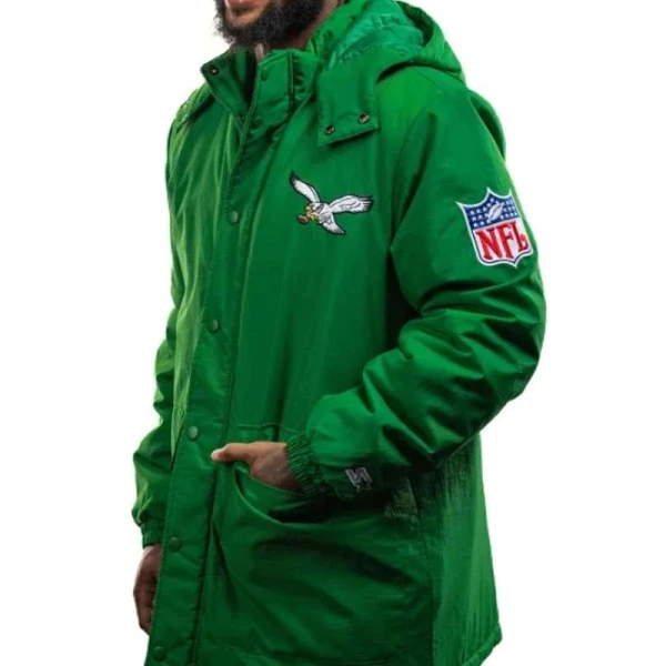 Eagles Kelly Green Starter Jacket