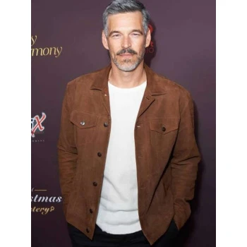 Eddie Cibrian 9-1-1 Nashville Brown Suede Jacket Eddie Cibrian 9-1-1 Nashville Brown Suede Jacket