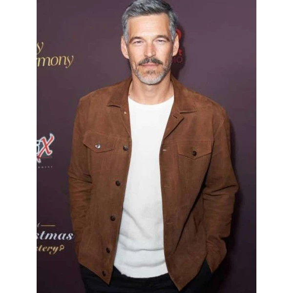 Eddie Cibrian 9-1-1 Nashville Brown Suede Jacket Eddie Cibrian 9-1-1 Nashville Brown Suede Jacket