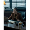Edie Falco Mayor of Kingstown Brown Jacket