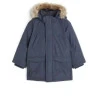 Eiden-River Coleman The Rumour Blue Parka Jacket with hood