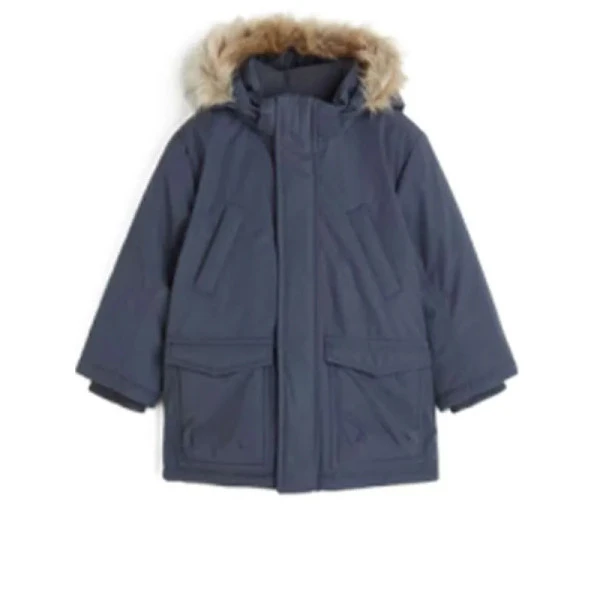 Eiden-River Coleman The Rumour Blue Parka Jacket with hood