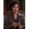 Elaine Benes Seinfeld Brown Leather Jacket
