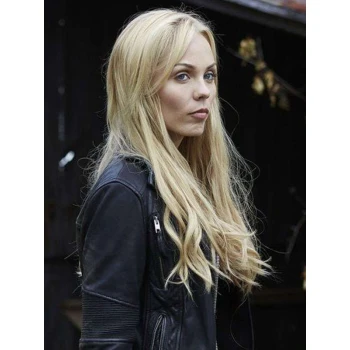 Elena Michaels Bitten Black Leather Jacket