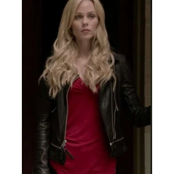 Elena Michaels Bitten Black Leather Jacket